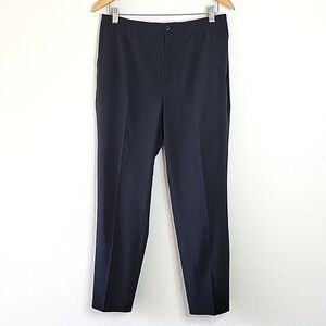 Banana Republic Airstretch Black Creased Ankle Length Pants size M Air Stretch